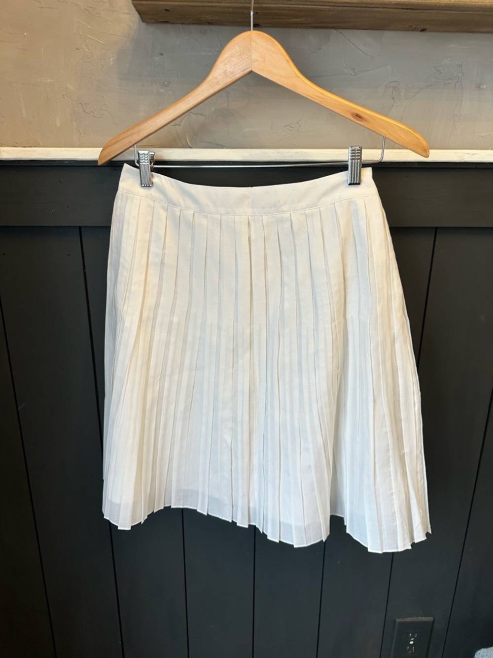 Talbots White Pleated Tennis Skirt Women’s Sz 6P Pickleball Athletic Golf Preppy